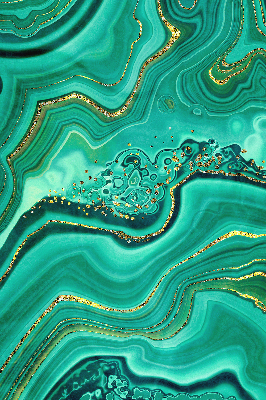 Rolgordijn verduisterend Groen marmer