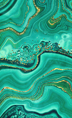 Rolgordijn verduisterend Groen marmer