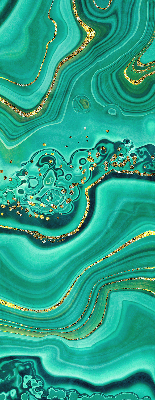 Rolgordijn verduisterend Groen marmer