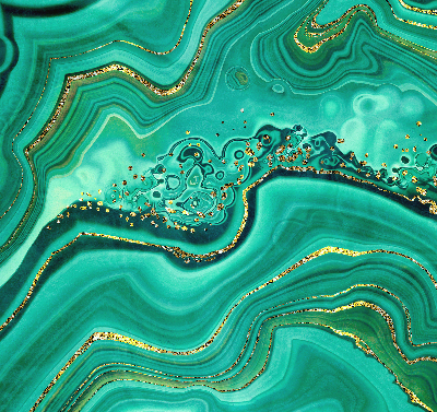 Rolgordijn verduisterend Groen marmer