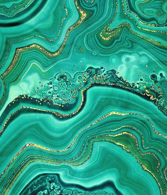 Rolgordijn verduisterend Groen marmer