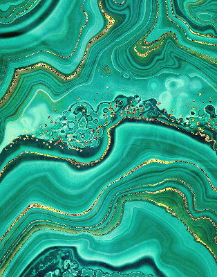 Rolgordijn verduisterend Groen marmer