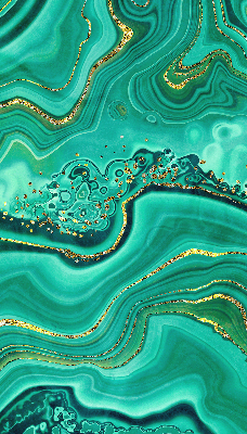 Rolgordijn verduisterend Groen marmer