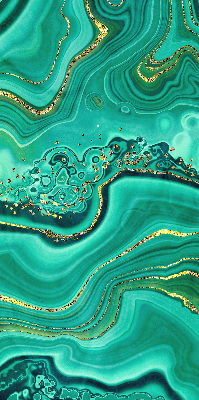 Rolgordijn verduisterend Groen marmer