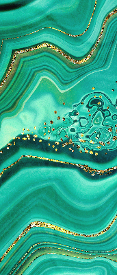 Rolgordijn verduisterend Groen marmer