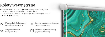 Rolgordijn verduisterend Groen marmer