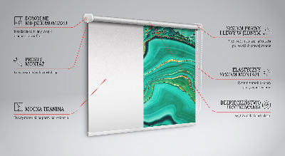 Rolgordijn verduisterend Groen marmer