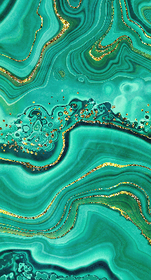 Rolgordijn verduisterend Groen marmer