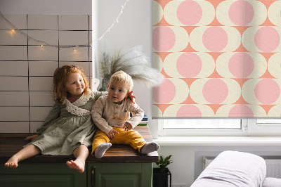 Rolgordijn voor het raam Abstracte ogen