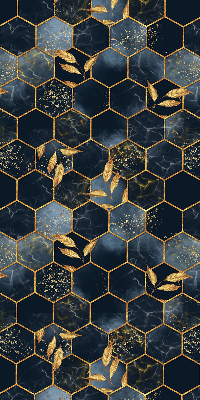 Rolgordijn voor het raam Honingraten