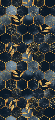 Rolgordijn voor het raam Honingraten