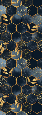 Rolgordijn voor het raam Honingraten