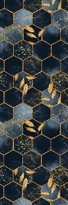 Rolgordijn voor het raam Honingraten