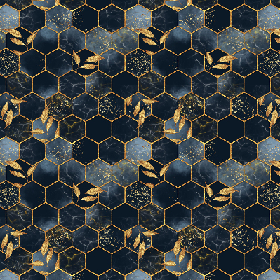 Rolgordijn voor het raam Honingraten