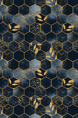 Rolgordijn voor het raam Honingraten