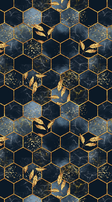 Rolgordijn voor het raam Honingraten