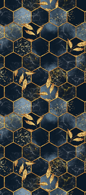 Rolgordijn voor het raam Honingraten