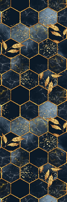 Rolgordijn voor het raam Honingraten