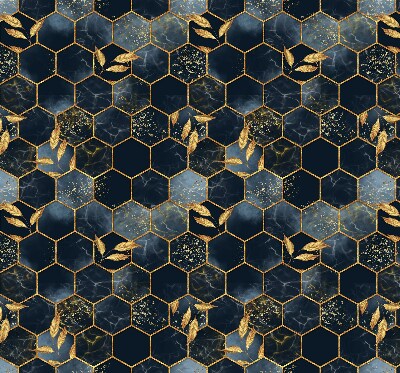 Rolgordijn voor het raam Honingraten