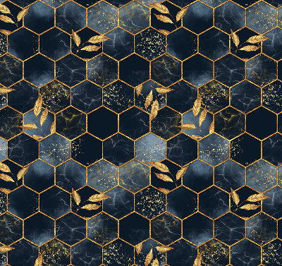 Rolgordijn voor het raam Honingraten