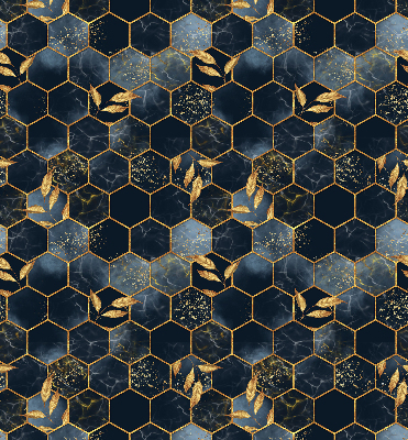 Rolgordijn voor het raam Honingraten