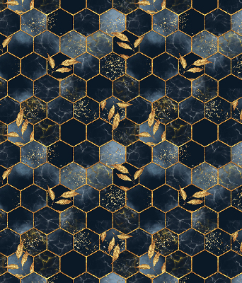 Rolgordijn voor het raam Honingraten