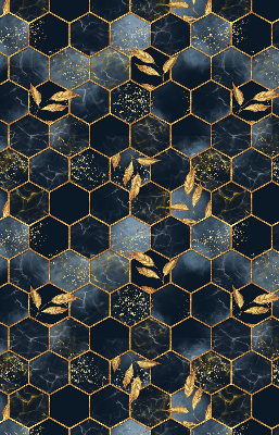 Rolgordijn voor het raam Honingraten