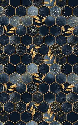 Rolgordijn voor het raam Honingraten