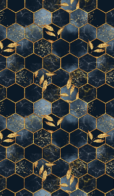 Rolgordijn voor het raam Honingraten