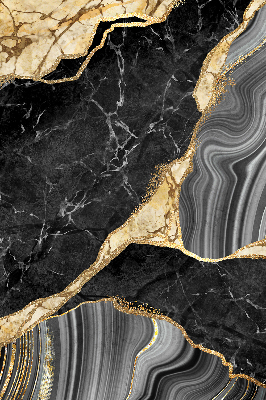 Rolgordijn verduisterend Zwart marmer