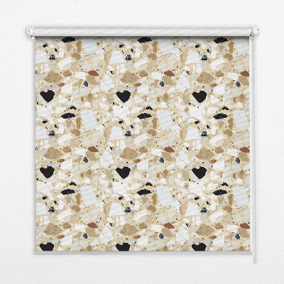 Rolgordijn voor het raam Licht graniet