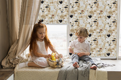 Rolgordijn voor het raam Licht graniet