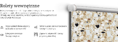 Rolgordijn voor het raam Licht graniet