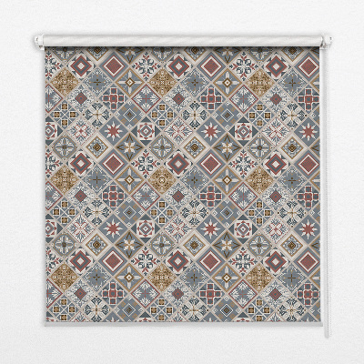 Rolgordijn verduisterend Decoratieve ruiten