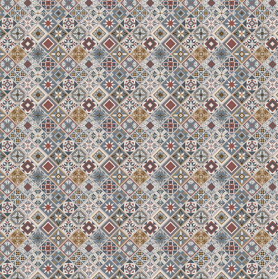 Rolgordijn verduisterend Decoratieve ruiten