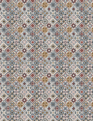 Rolgordijn verduisterend Decoratieve ruiten