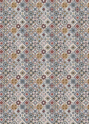 Rolgordijn verduisterend Decoratieve ruiten