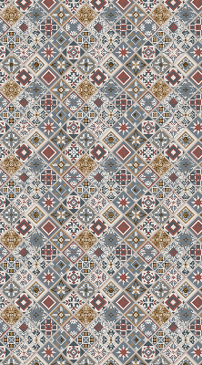 Rolgordijn verduisterend Decoratieve ruiten