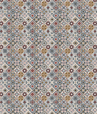 Rolgordijn verduisterend Decoratieve ruiten