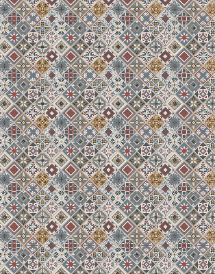 Rolgordijn verduisterend Decoratieve ruiten