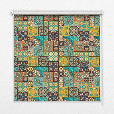 Rolgordijn voor het raam Kleurrijke mandala