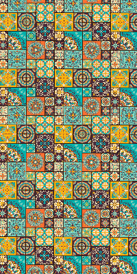 Rolgordijn voor het raam Kleurrijke mandala