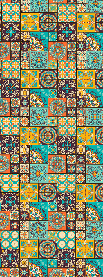 Rolgordijn voor het raam Kleurrijke mandala