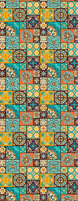 Rolgordijn voor het raam Kleurrijke mandala