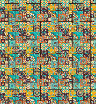 Rolgordijn voor het raam Kleurrijke mandala