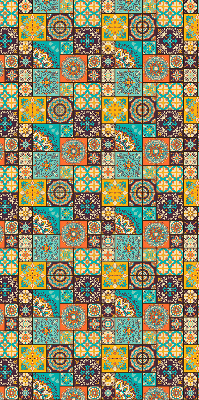 Rolgordijn voor het raam Kleurrijke mandala