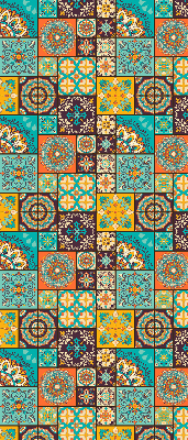 Rolgordijn voor het raam Kleurrijke mandala