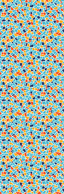 Rolgordijn voor het raam Vormen