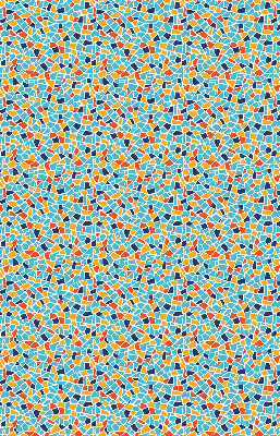 Rolgordijn voor het raam Vormen