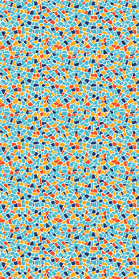 Rolgordijn voor het raam Vormen